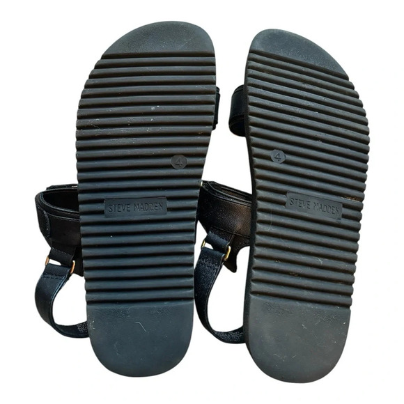 Cute Steve Madden KIDS' MONA BLACK Size 4 - Picture 7 of 7